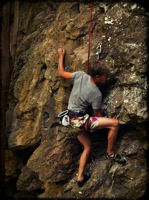 Thakhek rock climber